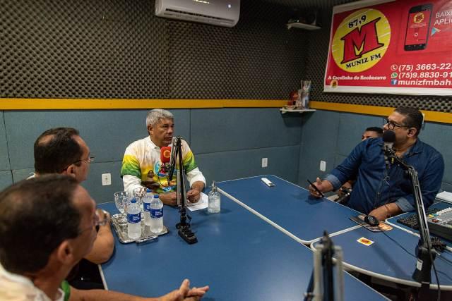 Em entrevista no Recôncavo, Jerônimo reforça que não troca obras por apoio político