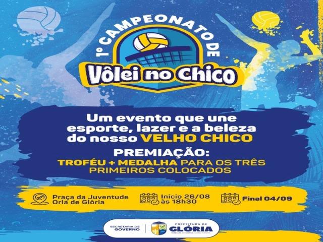 Glória promove a 1ª edição do Campeonato de Vôlei de Areia – Vôlei no Chico
