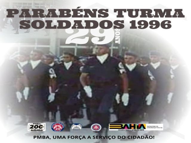 20º BPM HOMENAGEIA OS 29 ANOS DE SERVIÇO DA TURMA CFSD 1996