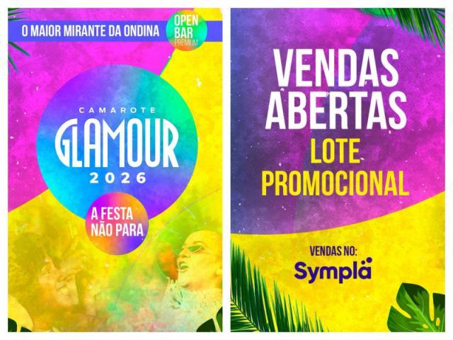 Camarote Glamour Salvador aposta em serviço open bar premium