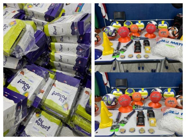 Glória investe em livros, materiais pedagógicos e esportivos para a rede municipal de ensino