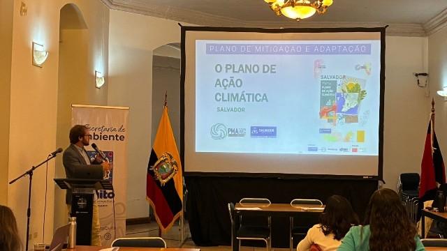 Salvador apresenta modelo inovador de adaptação climática em workshop internacional da C40, em Quito