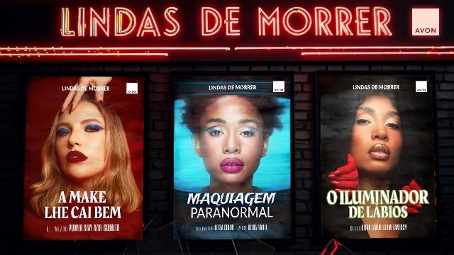 Avon transforma selfies em maquiagens de Halloween e pôsteres de terror no Tik Tok com campanha 