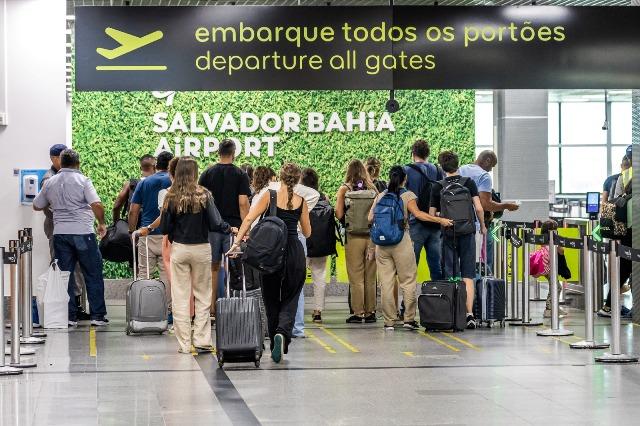 Com alta de 5,6%, Salvador Bahia Airport ultrapassa 2 milhões de passageiros no 3º trimestre