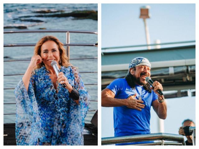 Daniela Mercury e Bell Marques consagraram aniversário da Salvador FM