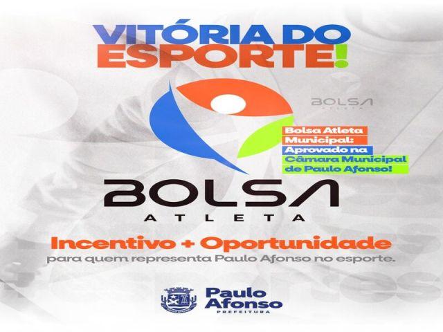 Programa Bolsa Atleta Municipal aprovado pela A Câmara Municipal de Paulo Afonso, o Projeto de Lei enviado pelo prefeito Mário Galinho