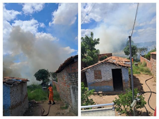 15º BBM atende ocorrência de incêndio em vegetação no BTN II, em Paulo Afonso