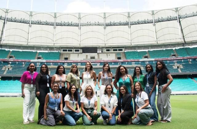 Liderança feminina na Arena Fonte Nova destaca legado na preparação para a Copa do Mundo da FIFA 2027