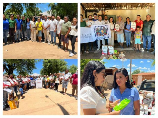 Prefeitura de Glória participa de entrega de sementes crioulas na aldeia Pankararé