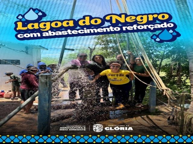 Substituição de bomba em poço reforça abastecimento de água no povoado Lagoa do Negro