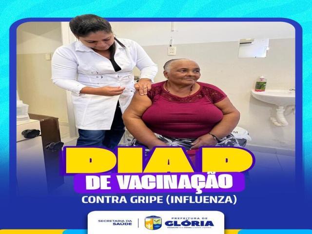 Dia D de Vacinação contra a Gripe mobiliza população e reforça cuidado com a saúde em Glória