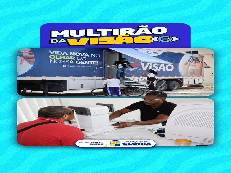 Mutirão Oftalmológico amplia acesso à saúde visual em Glória