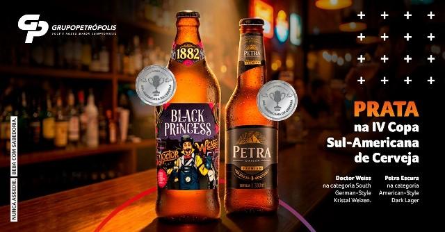 Petra e Black Princess conquistam medalhas de prata na IV Copa Sul-Americana de Cerveja