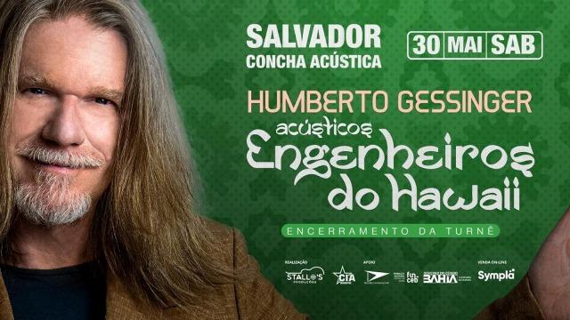 Humberto Gessinger faz neste sábado show da turnê acústica