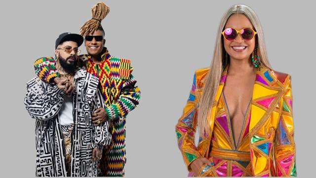 Meninos Rei assina figurinos da temporada junina de Nannda Fernandes, vocalista da banda Flor de Maracujá