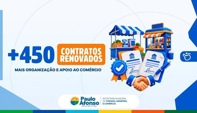 Município avança na regularização de espaços públicos destinados ao comércio com mais de 450 contratos renovados