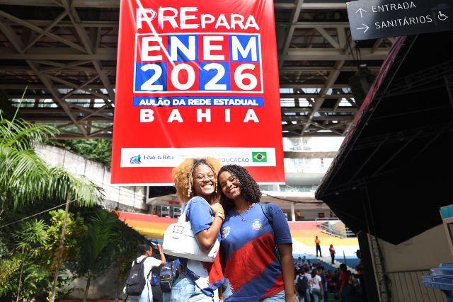 Rede estadual reúne estudantes em aulão preparatório para o Enem 2026