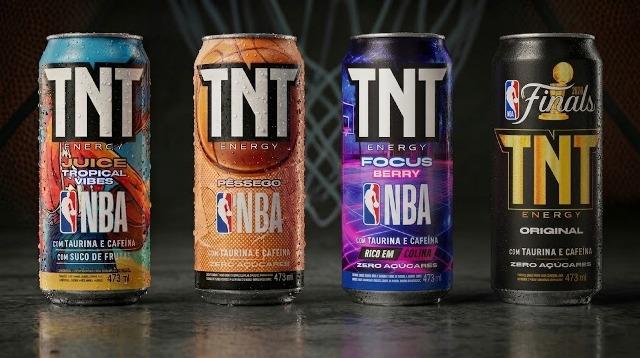 TNT Energy Drink lança três sabores em latas colecionáveis da NBA