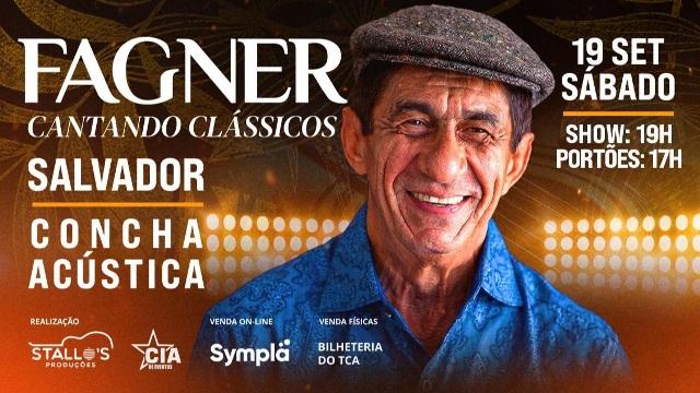 Fagner apresenta neste sábado show “Cantando Clássicos” na Concha Acústica