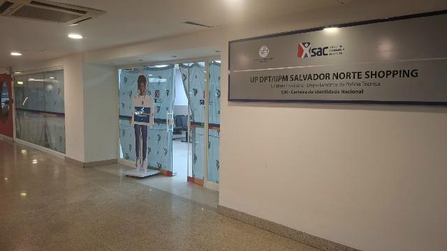 SAC inicia atendimento no Salvador Norte Shopping para emissão da nova CIN, a partir de quarta-feira (2)