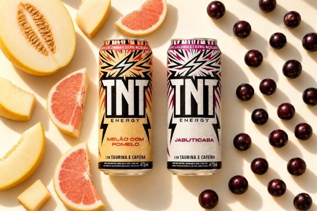 TNT Energy aposta em sabores inéditos e lança energéticos zero açúcares e zero calorias de Jabuticaba e Melão com Pomelo