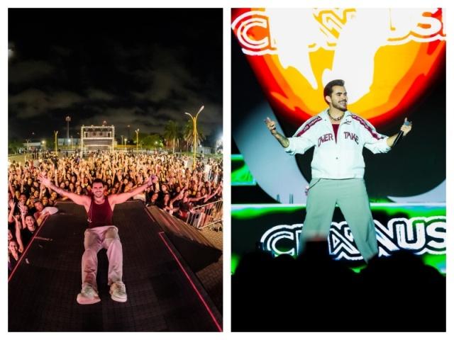 Chamuska leva música para percurso de corrida na Climinha Run em Salvador