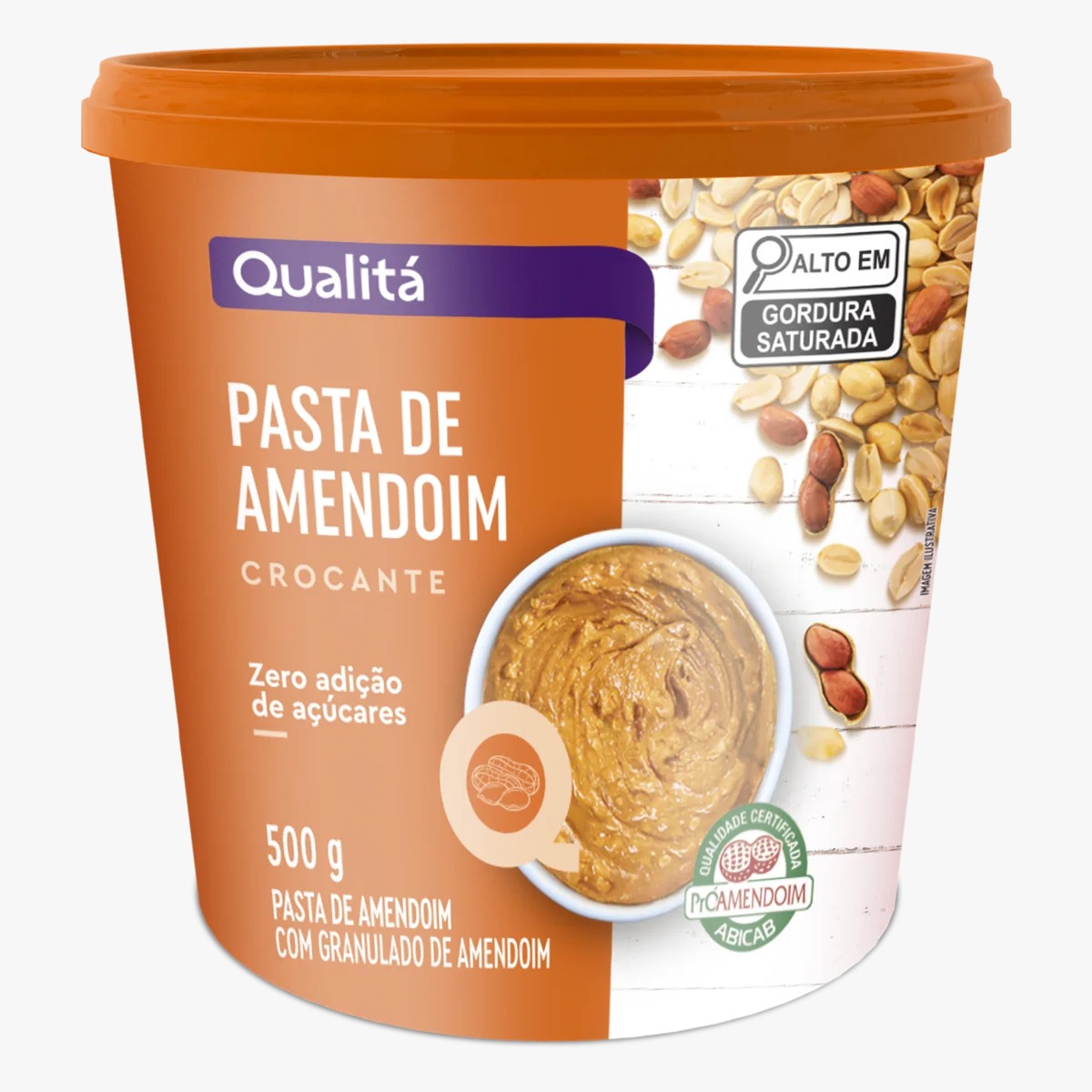 Pasta de amendoim Qualitá crocante1